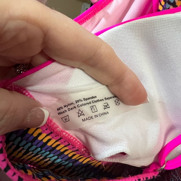 Source Unknown Pink Tribal Trim Bikini - Picture 6 of 6